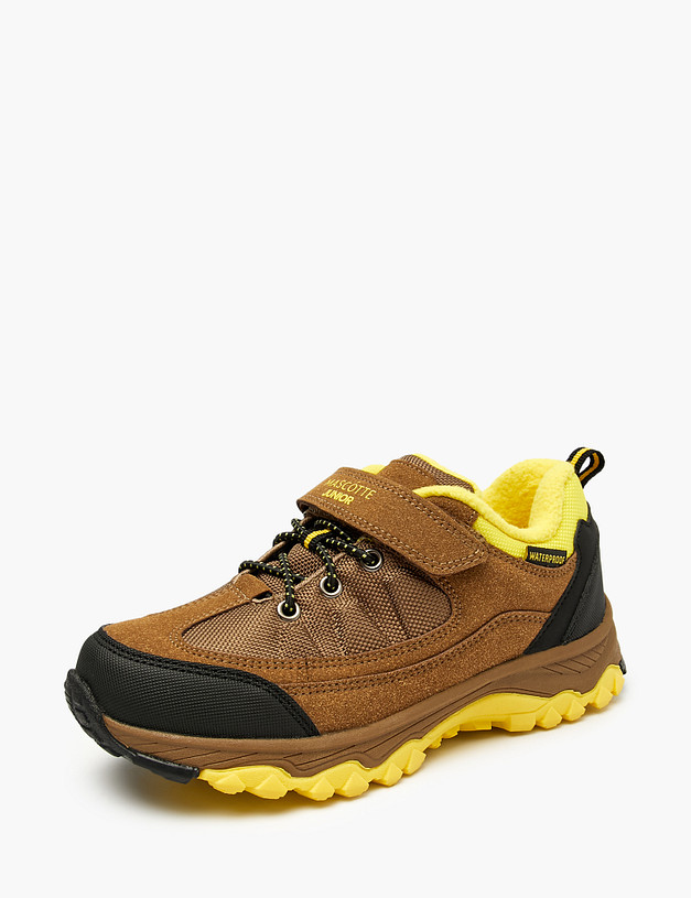 Коричневые детские кроссовки MASCOTTE 182-421025-0609 | ракурс 3