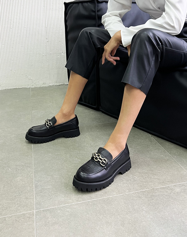 58-210311-0102 Туфли женские нат.кожа/нат.кожа черн, Mascotte