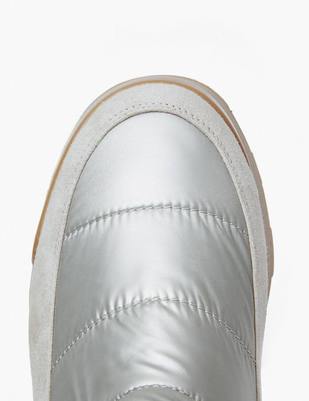 Серебристые женские дутики MASCOTTE 175-4245753-0216 | ракурс 4 Серебристые женские дутики MASCOTTE 175-4245753-0216 | ракурс 4