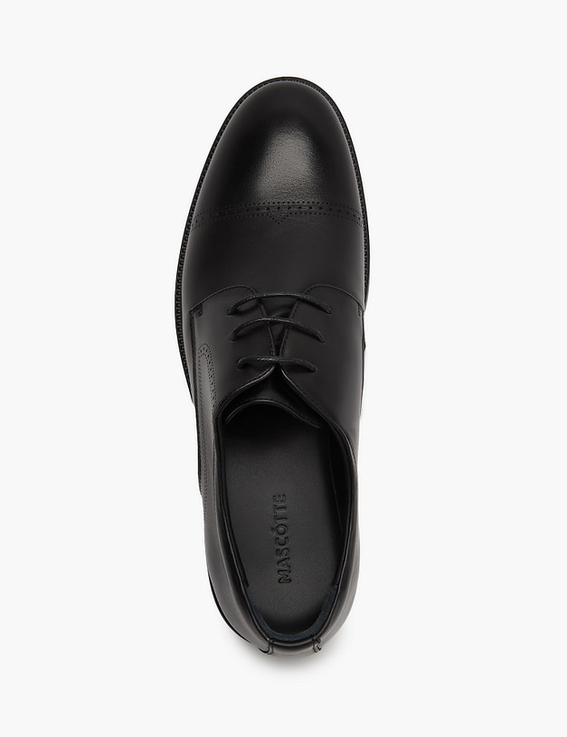 Черные мужские дерби MASCOTTE 104-120911-3107M | ракурс 4 Черные мужские дерби MASCOTTE 104-120911-3107M | ракурс 4