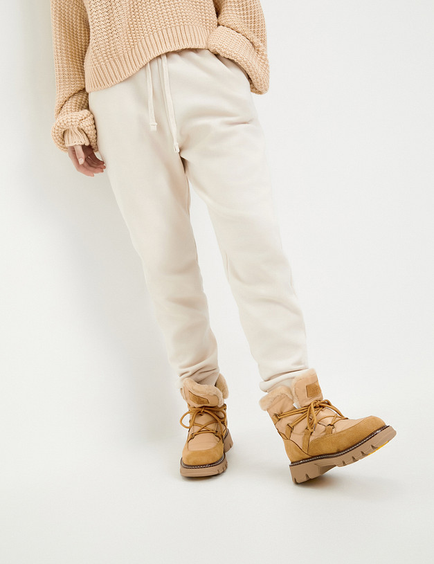 Рыжие женские ботинки MASCOTTE 234-325151-0213 | ракурс 1