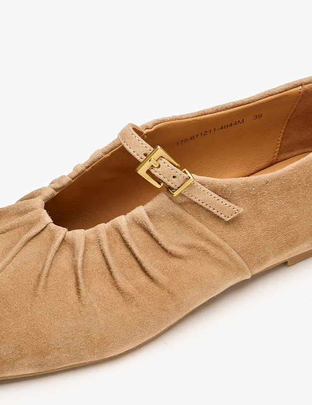 Темно-бежевые женские балекти MASCOTTE 175-611211-4644M | ракурс 6