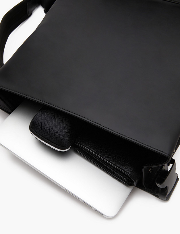 Черный мужской рюкзак MASCOTTE 604-4127-202 | ракурс 7 Черный мужской рюкзак MASCOTTE 604-4127-202 | ракурс 7