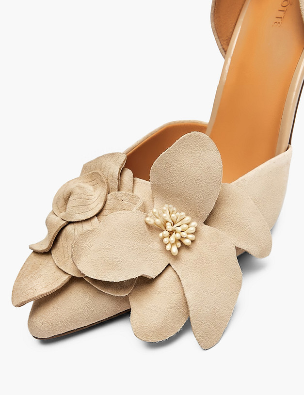 Бежевые женские туфли MASCOTTE 126-6102613-5611M | ракурс 6