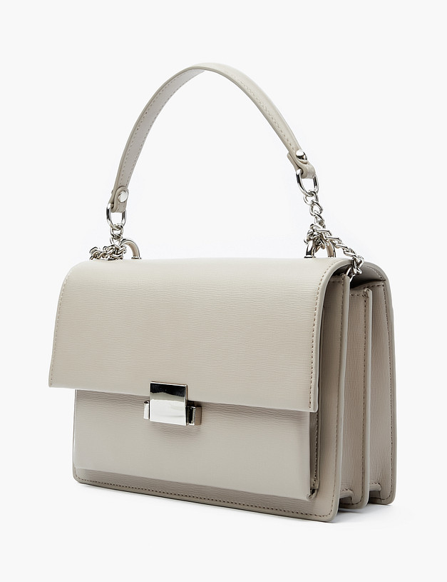 Бежевая женская сумка кросс-боди MASCOTTE 660-0102-608 | ракурс 2 Бежевая женская сумка кросс-боди MASCOTTE 660-0102-608 | ракурс 2