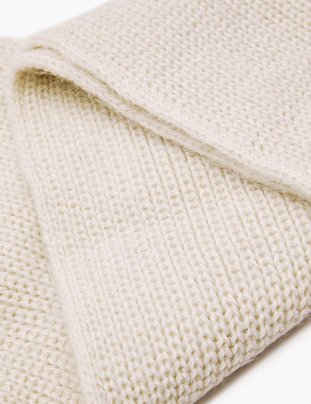 Бежевая женская шапка-шарф MASCOTTE 781-3228-7508 | ракурс 3