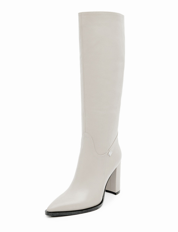 Бежевые женские сапоги MASCOTTE 172-3202624-7141M | ракурс 3