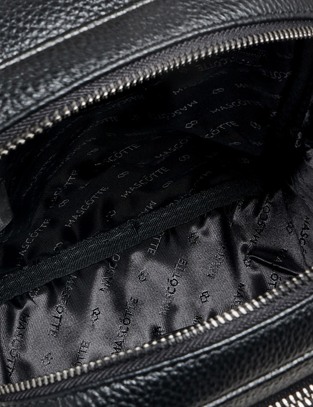 Черная мужская сумка MASCOTTE 604-6101-102 | ракурс 5