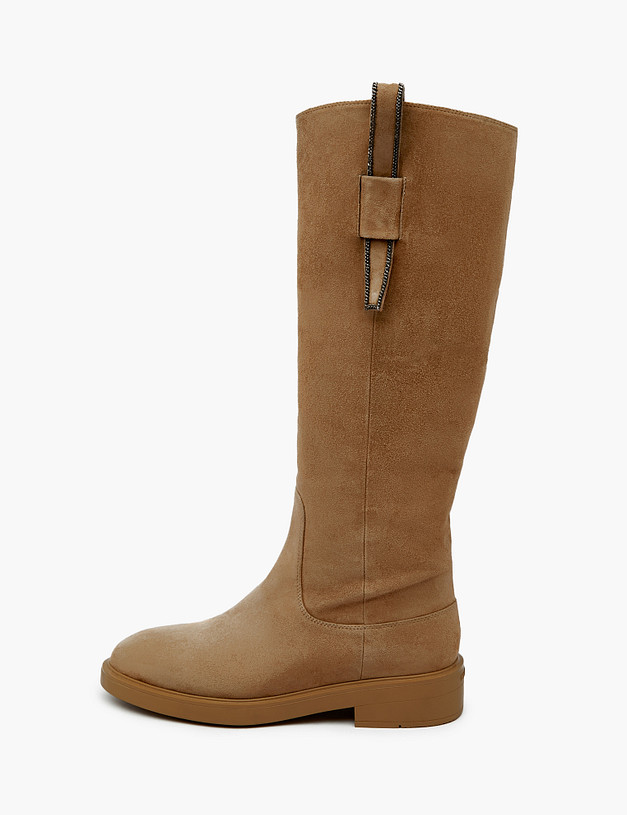 Бежевые женские сапоги MASCOTTE 172-3200924-4608M | ракурс 1