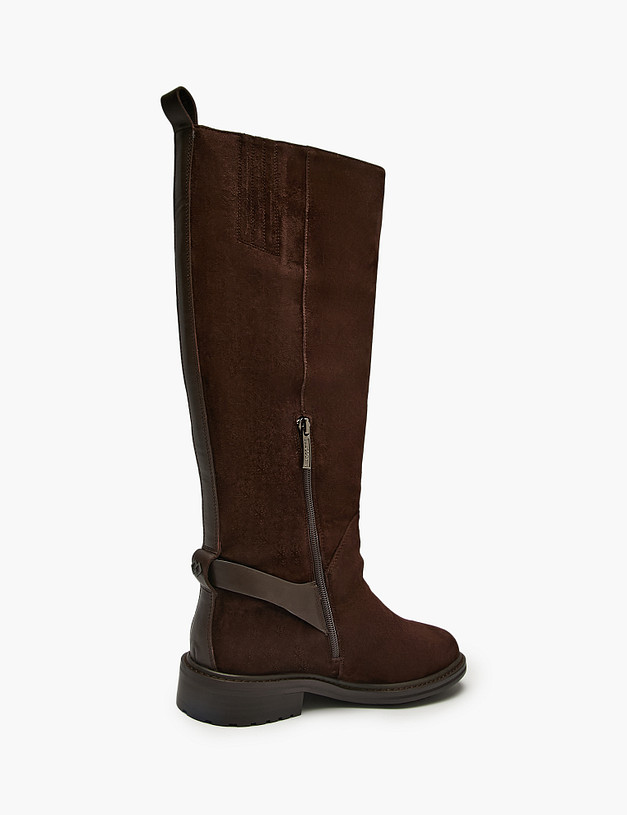 Коричневые женские зимние сапоги MASCOTTE 175-5282431-4696M | ракурс 3