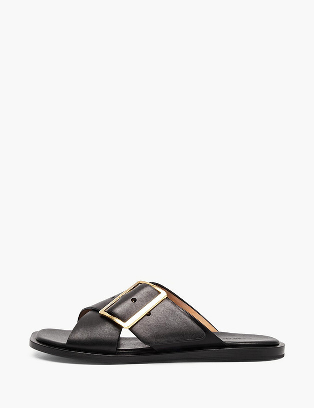 Черные женские сабо MASCOTTE 58-612011-0102 | ракурс 1