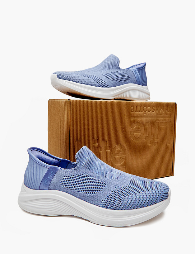 Голубые женские кроссовки MASCOTTE 181-411221-0203 | ракурс 6 Голубые женские кроссовки MASCOTTE 181-411221-0203 | ракурс 6