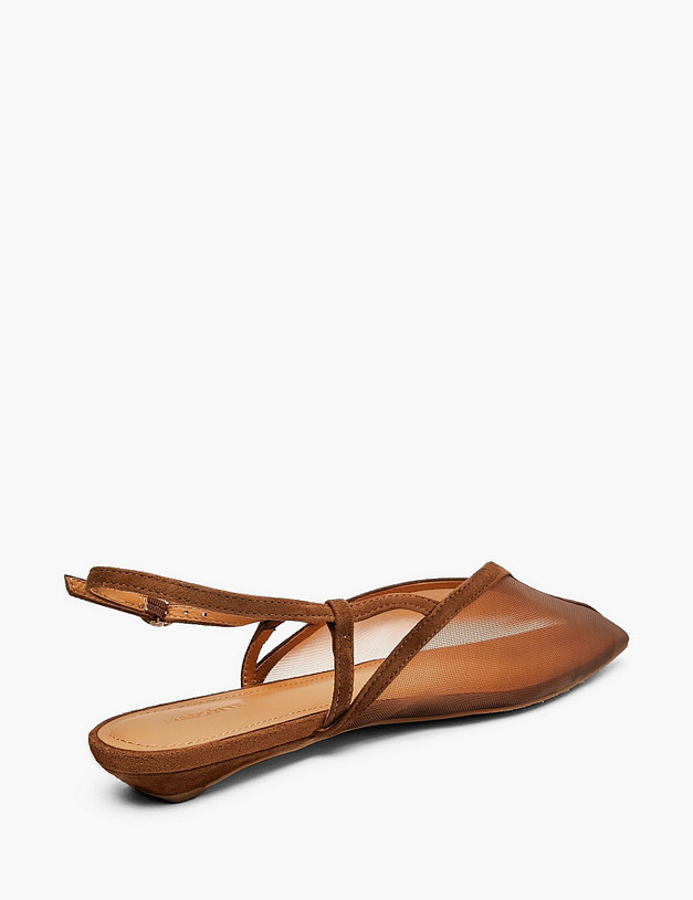 Темно-бежевые женские туфли MASCOTTE 233-614092-0208 | ракурс 3