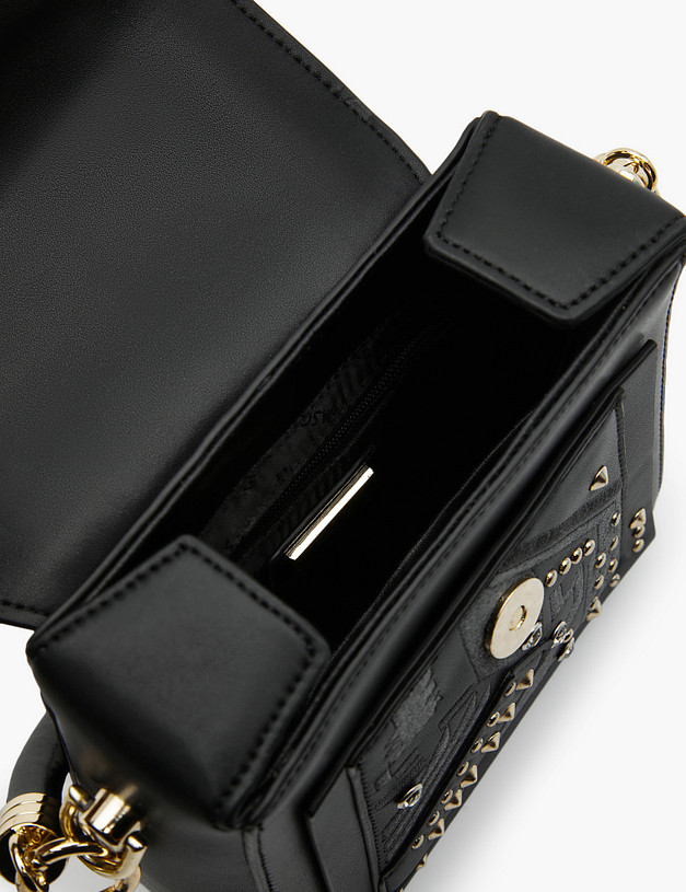 Черная женская сумка MASCOTTE 604-3149-602 | ракурс 4 Черная женская сумка MASCOTTE 604-3149-602 | ракурс 4