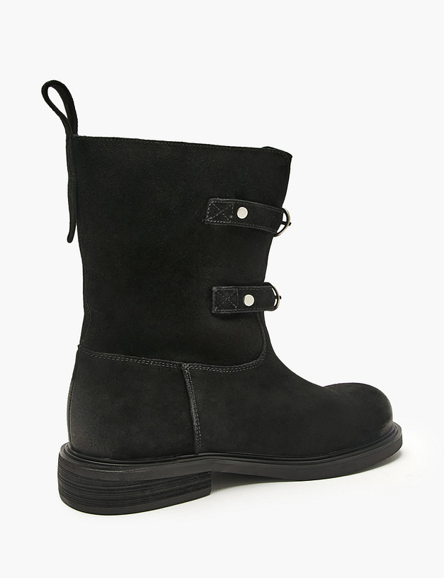 Черные женские ботинки MASCOTTE 234-521421-0202 | ракурс 3