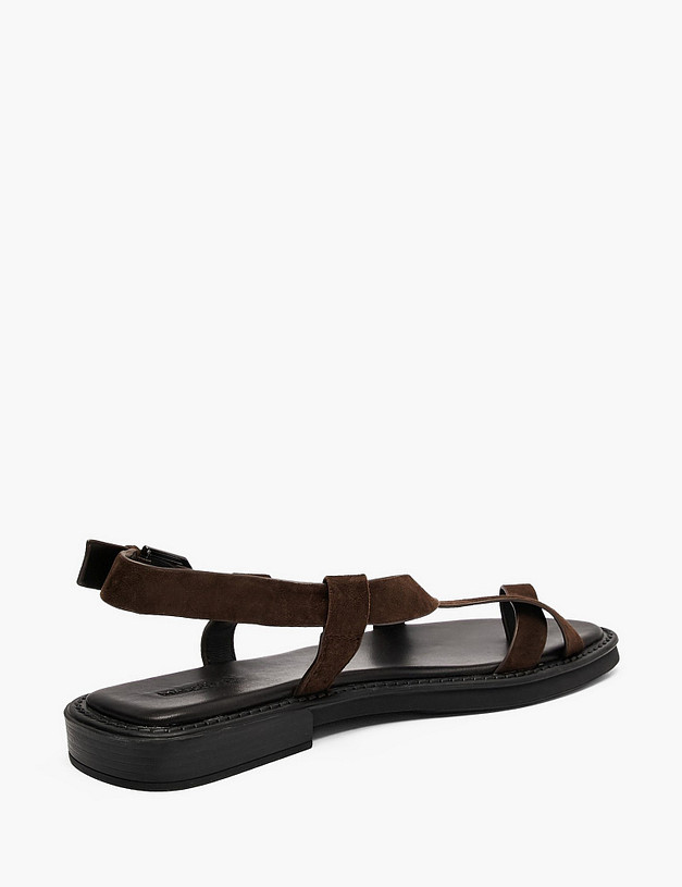 Коричневые женские сандалии MASCOTTE 233-6103511-4680M | ракурс 3