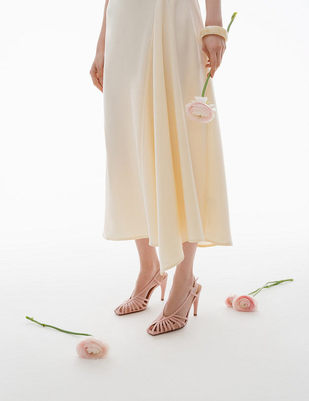 Розовые женские босоножки MASCOTTE 175-5163013-0206 | ракурс 3