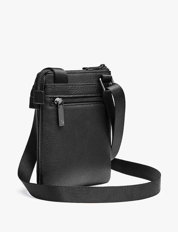 Черная мужская сумка MASCOTTE 622-5109-102 | ракурс 3