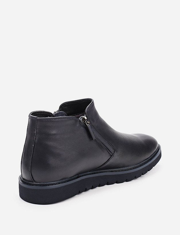 Темно-синие зимние мужские ботинки MASCOTTE 10-821231-3112M | ракурс 3