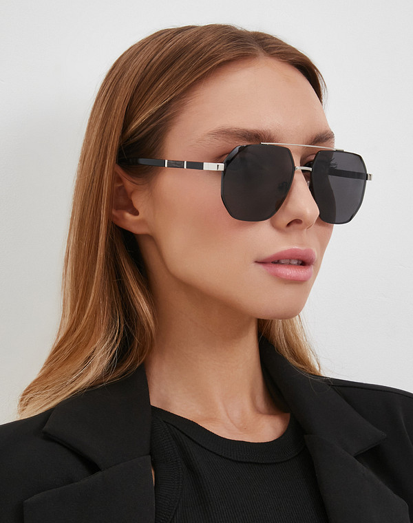 793-5112-7710 Очки женские и.мат. темн-сер, Mascotte