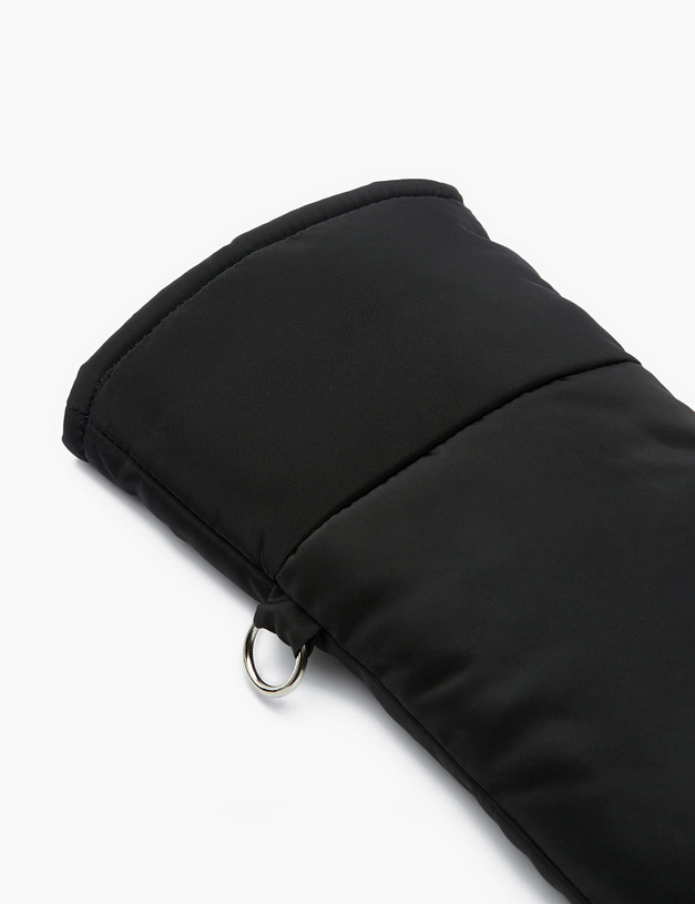 Черные женские варежки MASCOTTE 717-2218-202 | ракурс 4 Черные женские варежки MASCOTTE 717-2218-202 | ракурс 4