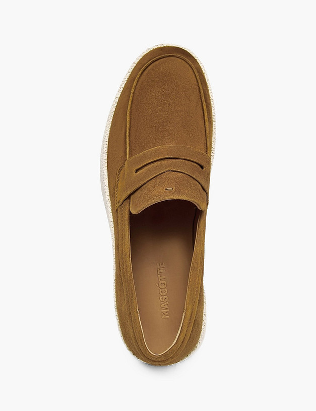 Рыжие мужские лоферы MASCOTTE 58-6110911-5606M | ракурс 4