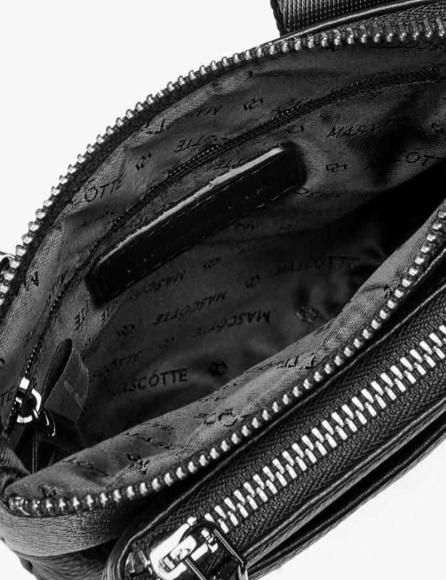 Черная мужская сумка MASCOTTE 622-5109-102 | ракурс 4