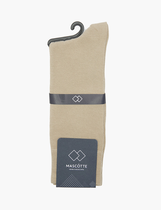 Бежевые мужские носки MASCOTTE M7394-9220 | ракурс 2