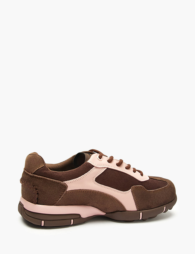 Коричневые женские кроссовки MASCOTTE 234-521221-0209 | ракурс 3