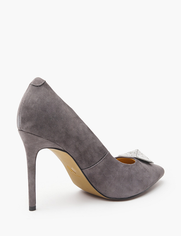 Серые женские туфли MASCOTTE 94-422512-0610 | ракурс 5 Серые женские туфли MASCOTTE 94-422512-0610 | ракурс 5