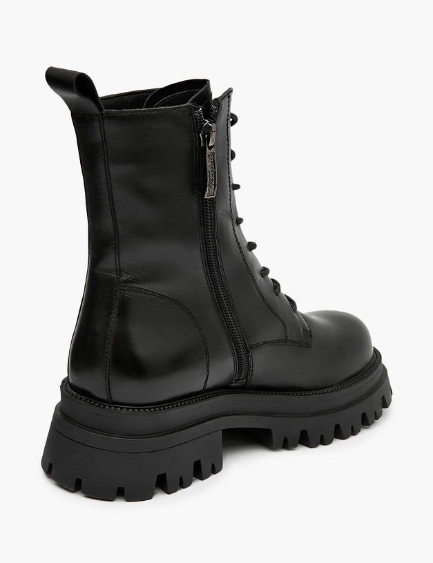 Черные женские зимние ботинки MASCOTTE 58-322031-0102 | ракурс 3