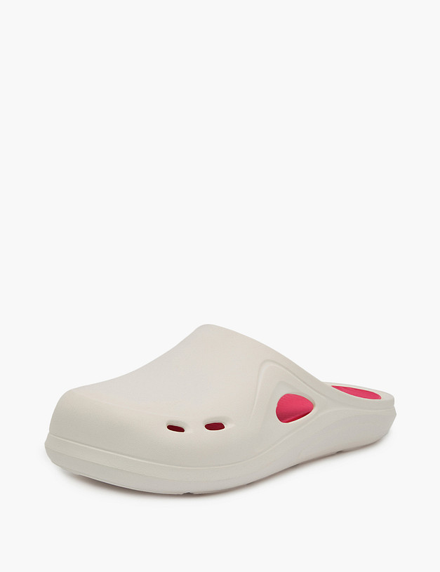 Белые женские сабо MASCOTTE 151-320591-7201 | ракурс 2