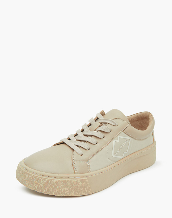 58-2264818-0108 Полуботинки для активного отдыха женские нат.кожа-текстиль/нат.кожа беж, Mascotte