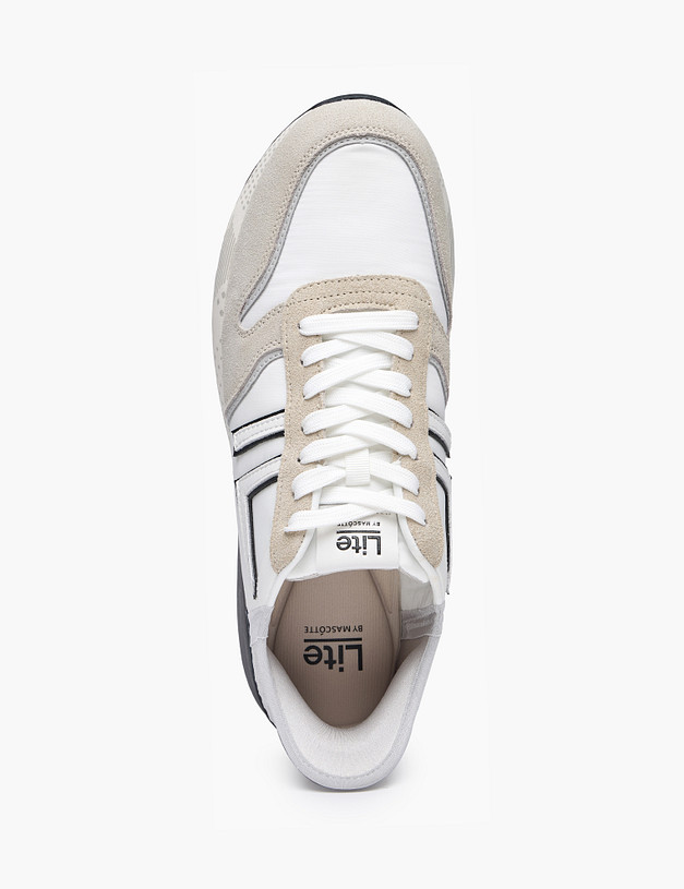 Белые мужские полуботинки MASCOTTE 64-6191023-0201 | ракурс 4