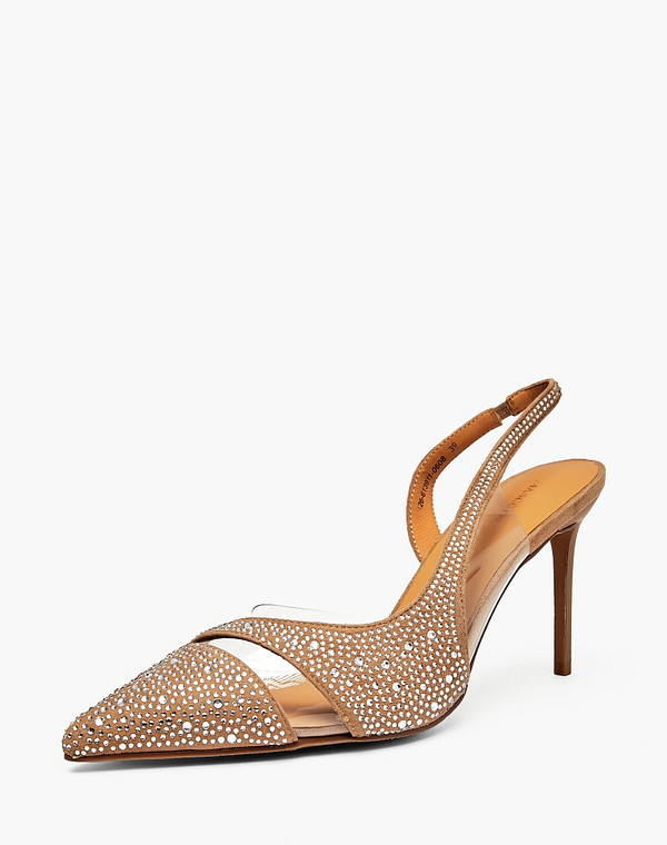 126-613911-0608 Туфли летние женские велюр-ПВХ/нат.кожа беж-б/цветн, Mascotte