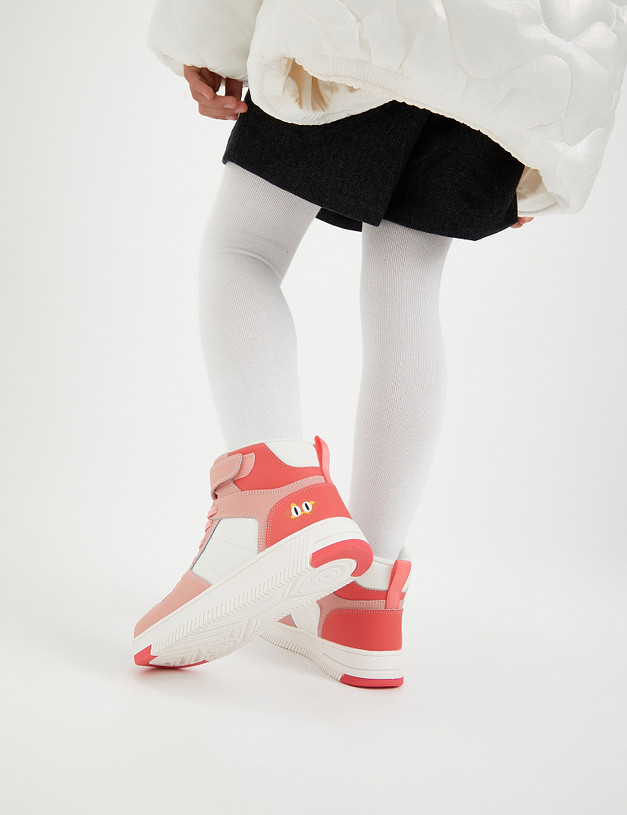 Розовые кроссовки для девочек MASCOTTE 151-322241-0606 | ракурс 10 Розовые кроссовки для девочек MASCOTTE 151-322241-0606 | ракурс 10