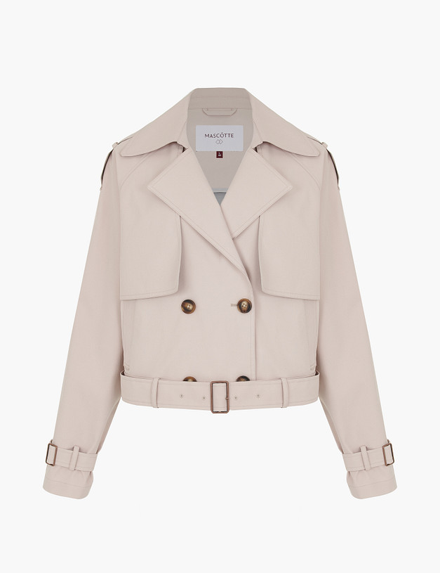 Розовый женский тренч MASCOTTE 974-5113-2406 | ракурс 8 Розовый женский тренч MASCOTTE 974-5113-2406 | ракурс 8