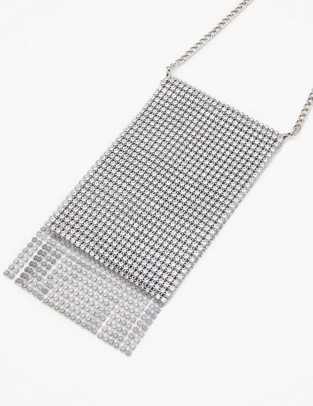 Серебристая женская сумка MASCOTTE 679-3210-7716 | ракурс 4