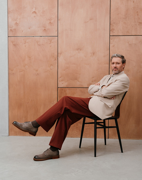 Коричневые мужские дерби 5990₽