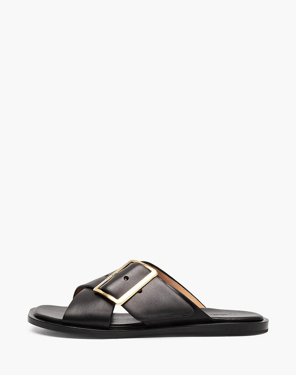 58-612011-0102 Туфли летние женские нат.кожа/нат.кожа черн, Mascotte