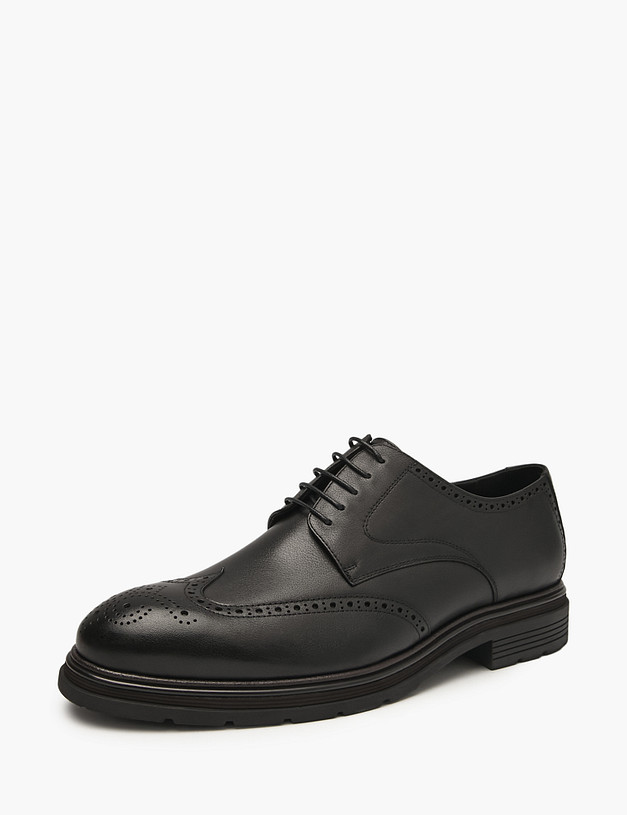 Черные мужские броги MASCOTTE 175-521511-0102 | ракурс 2