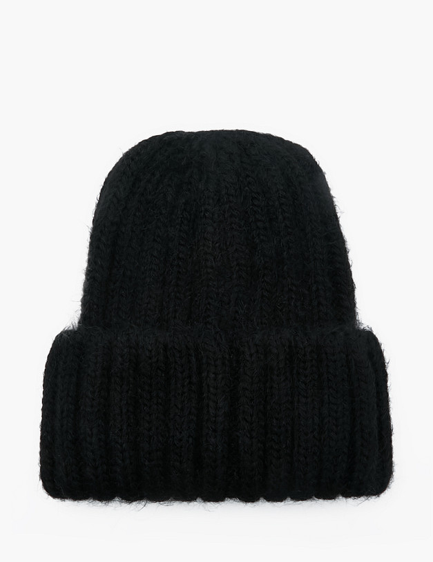 Черная зимняя женская шапка MASCOTTE 781-2206-502 | ракурс 2