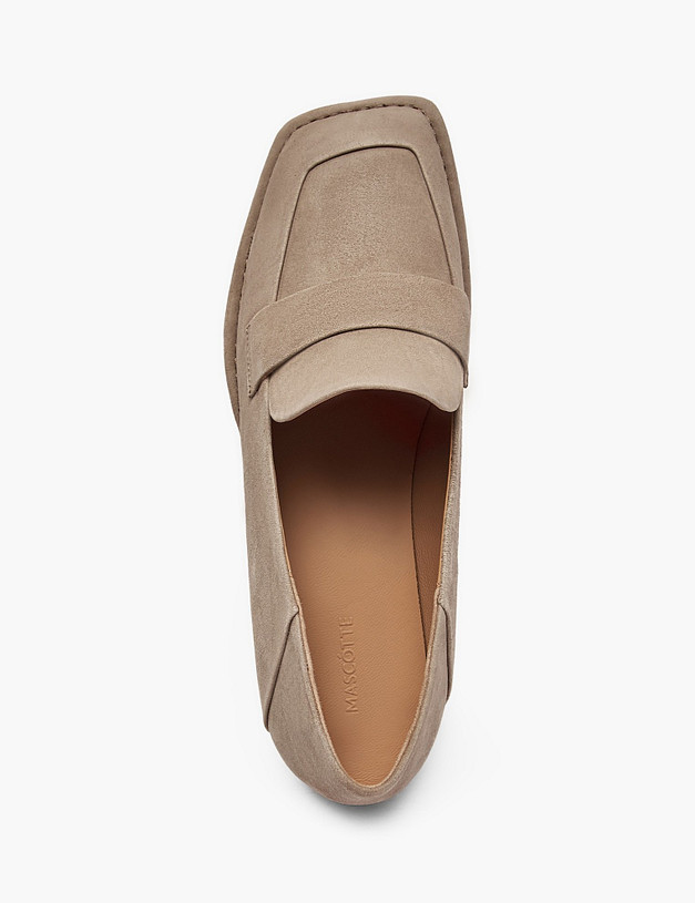 Бежевые женские лоферы MASCOTTE 234-614211-0608 | ракурс 4