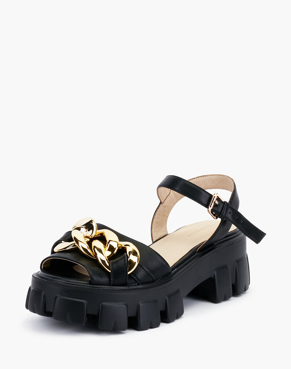 25-210711-0602 Туфли летние женские кож.спилок/нат.кожа черн, Mascotte