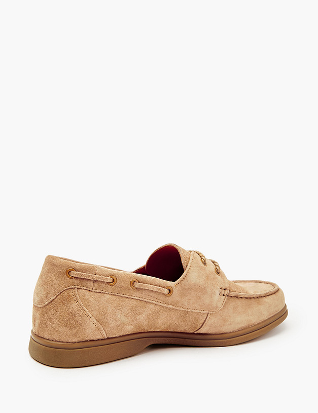 Бежевые велюровые мужские топ-сайдеры MASCOTTE 58-4111611-2210M | ракурс 4 Бежевые велюровые мужские топ-сайдеры MASCOTTE 58-4111611-2210M | ракурс 4