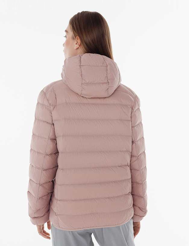 Розовая женская куртка с капюшоном MASCOTTE 234-3173-2406 | ракурс 6 Розовая женская куртка с капюшоном MASCOTTE 234-3173-2406 | ракурс 6