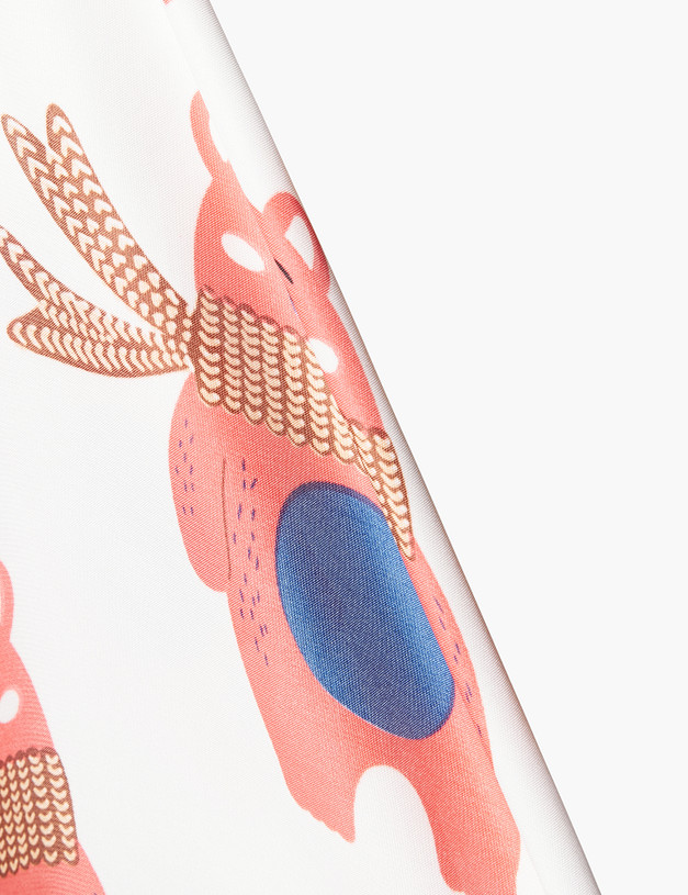 Белый женский платок MASCOTTE 700-2107-2401 | ракурс 3