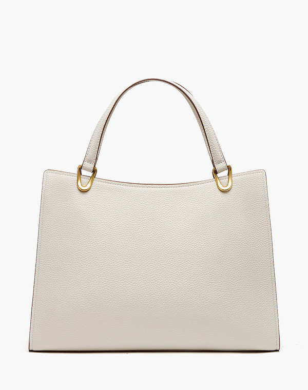 616-6106-601 Сумка женская кож.спилок-и.кожа/текстиль молочн, M, Mascotte