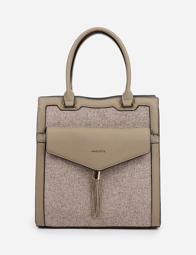 Бежевая женская сумка MASCOTTE 610-1204-608 | ракурс 2