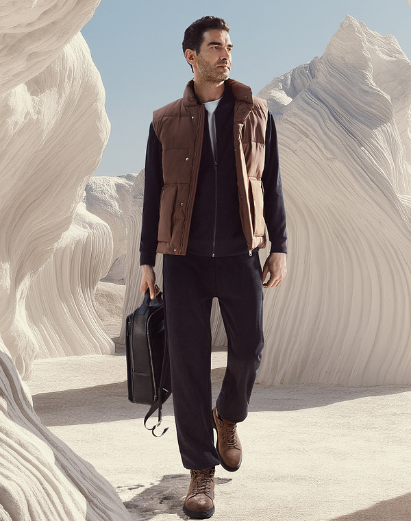 Коричневые мужские зимние ботинки 11490₽